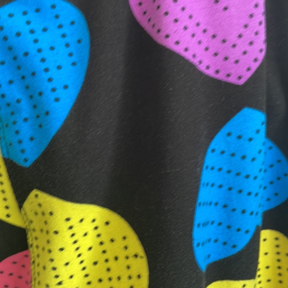 Adorable Colorful Heart Neon Love Leggings One Size - Picture 11 of 14